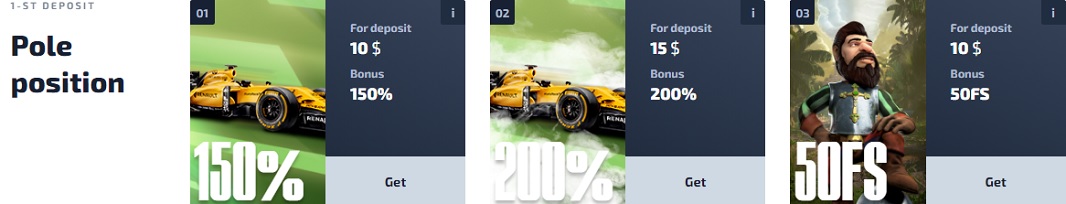 Promotions bonus f1casino